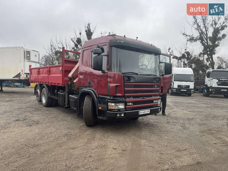 Кран-манипулятор Scania 114 2003 в Киеве