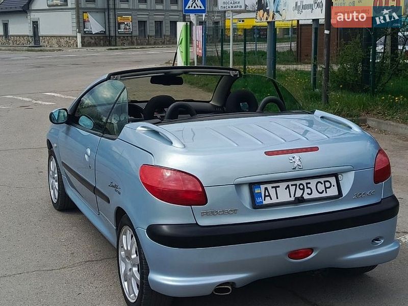Кабриолет Peugeot 206 2002 в Коломые