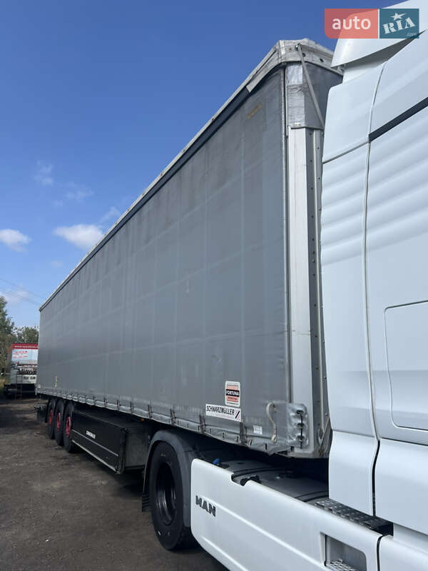 Тентованный борт (штора) - полуприцеп Schwarzmuller S-1 2016 в Долине Тентованный борт (штора) - полуприцеп Schwarzmuller S-1 2016 в Долине