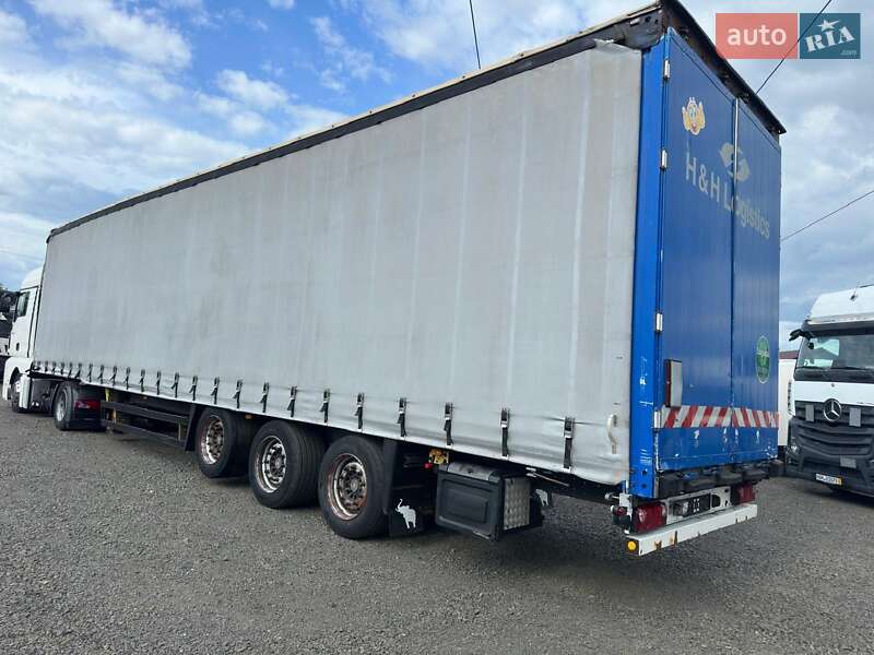 Тентований борт (штора) - напівпричіп Schmitz Cargobull S01 2007 в Луцьку