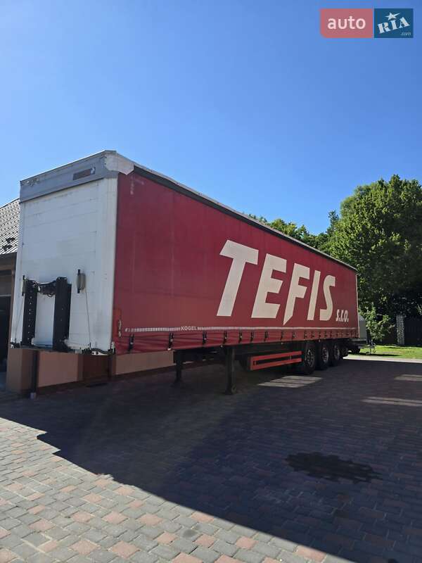 Тентованный борт (штора) - полуприцеп Kogel SAF 2013 в Кременце Тентованный борт (штора) - полуприцеп Kogel SAF 2013 в Кременце