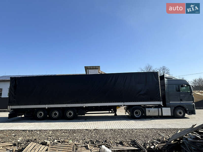 Тентований борт (штора) - напівпричіп Kogel SAF 2008 в Іршаві