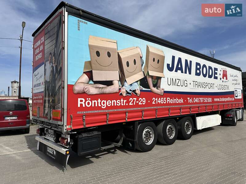 Тентований борт (штора) - напівпричіп Schmitz Cargobull SCB S3T 2016 в Калуші