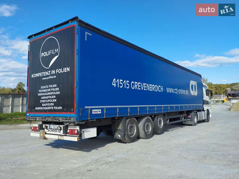 Тентованный борт (штора) - полуприцеп Schmitz Cargobull SCS 24/L 2017 в Львове
