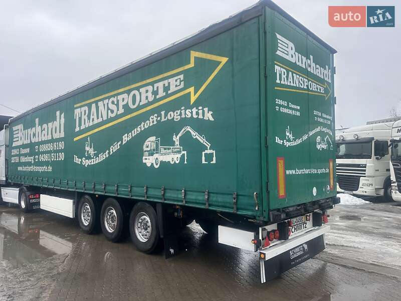 Тентований борт (штора) - напівпричіп Schmitz Cargobull SCS 24/L 2011 в Калуші
