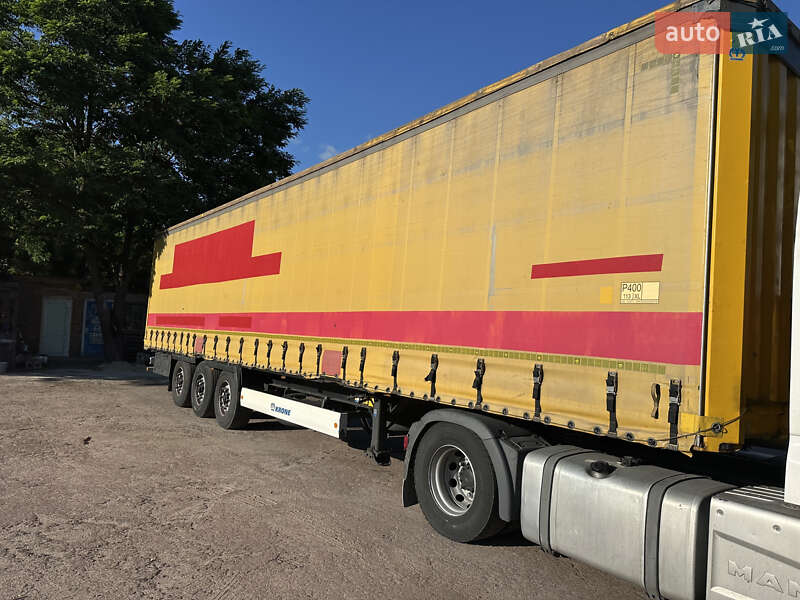 Тентований борт (штора) - напівпричіп Krone SD 27 2014 в Фастові