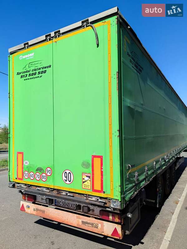 Тентованный борт (штора) - полуприцеп Krone SD 27 2013 в Кривом Роге