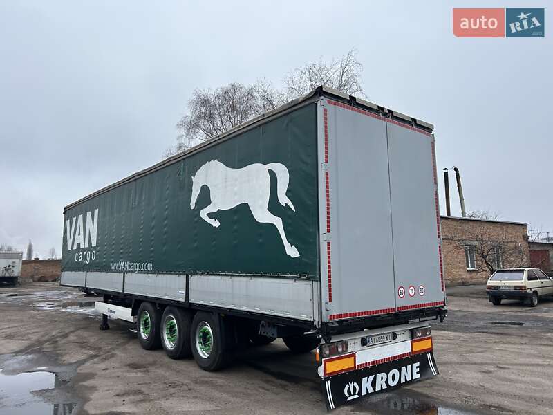 Тентованный борт (штора) - полуприцеп Krone SDP 27 2012 в Черкассах
