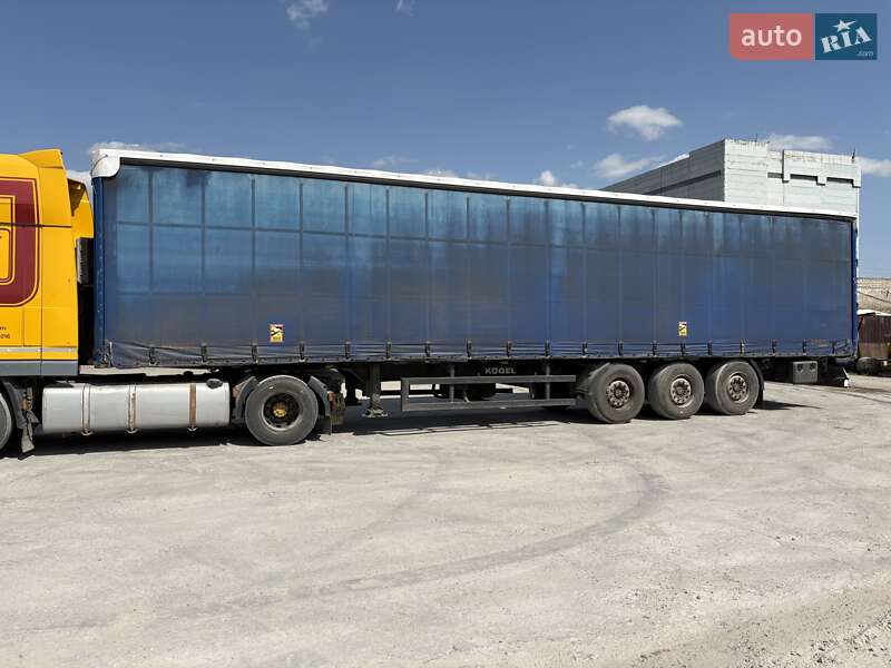 Тентований борт (штора) - напівпричіп Kogel SN 24 2006 в Запоріжжі