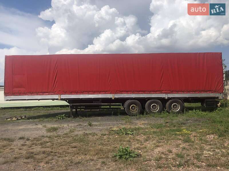 Тентований борт (штора) - напівпричіп Kogel SN 24 2007 в Ковелі