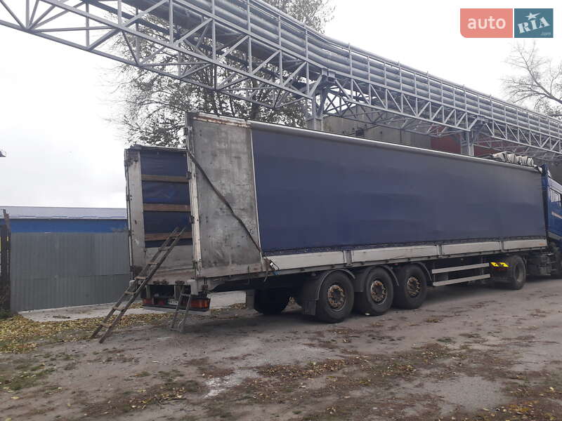 Тентованный борт (штора) - полуприцеп Fruehauf TX 34 2008 в Светловодске