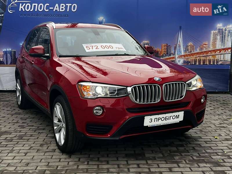 Позашляховик / Кросовер BMW X3 2016 в Черкасах