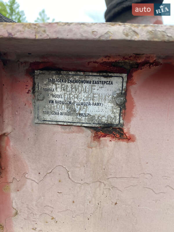 Самоскид напівпричіп Ackermann-Fruehauf Fruehauf 1999 в Вінниці