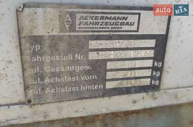 Тентованный борт (штора) - прицеп Ackermann-Fruehauf PA-F 2003 в Запорожье