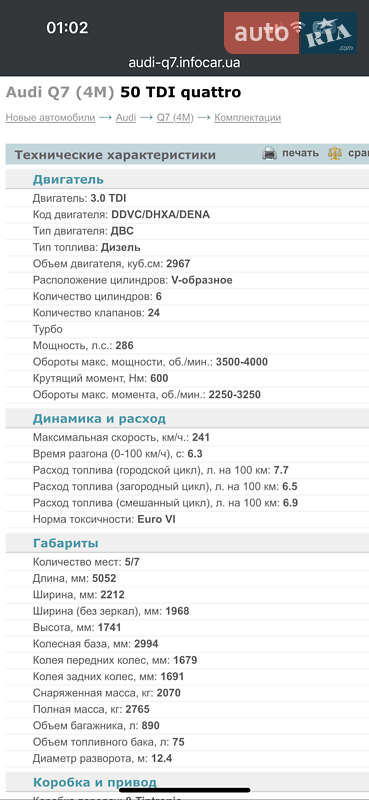 Внедорожник / Кроссовер Acura MDX 2020 в Киеве