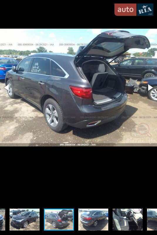 Позашляховик / Кросовер Acura MDX 2016 в Києві