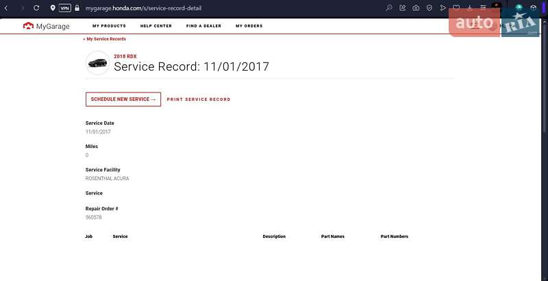 Внедорожник / Кроссовер Acura RDX 2017 в Киеве фото 77 Внедорожник / Кроссовер Acura RDX 2017 в Киеве