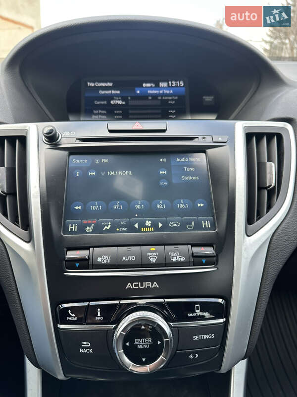 Седан Acura TLX 2017 в Тернополі
