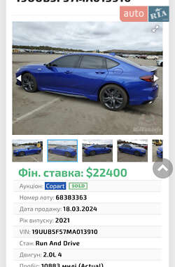 Седан Acura TLX 2021 в 