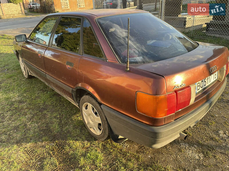 Седан Audi 80 1991 в Бориславі