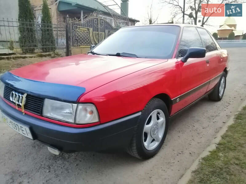 Седан Audi 80 1990 в Шептицькому фото 4 Седан Audi 80 1990 в Шептицькому
