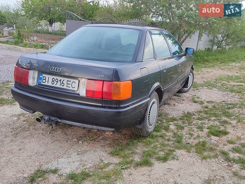Седан Audi 80 1991 в Полтаві