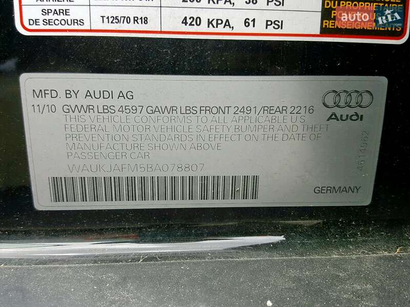 Хетчбек Audi A3 2010 в Черкасах