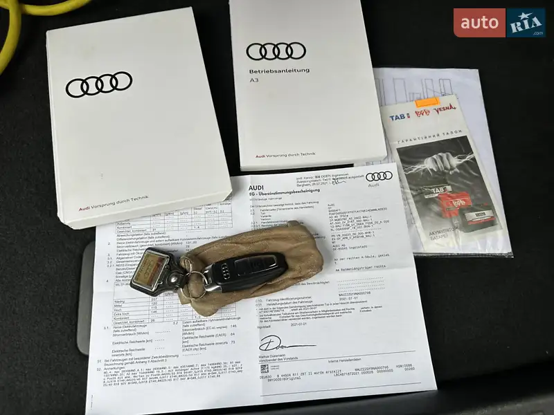 Хэтчбек Audi A3 2021 в Ивано-Франковске документ