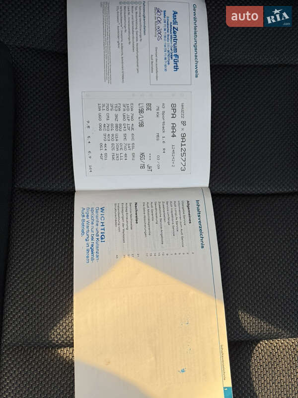 Хетчбек Audi A3 2009 в Красилові фото 123 Хетчбек Audi A3 2009 в Красилові