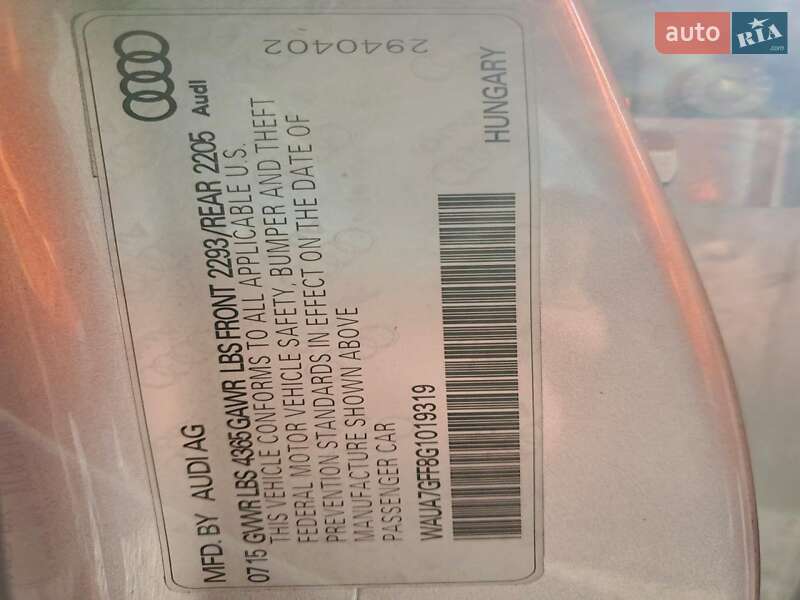 Седан Audi A3 2016 в Львове фото 12 Седан Audi A3 2016 в Львове