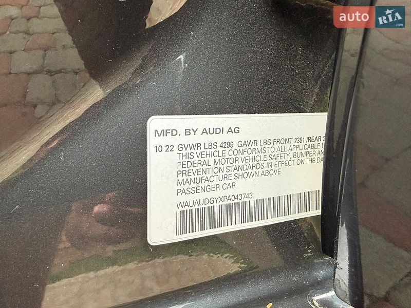Седан Audi A3 2022 в Чернівцях