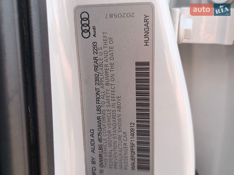 Седан Audi A3 2015 в Николаеве