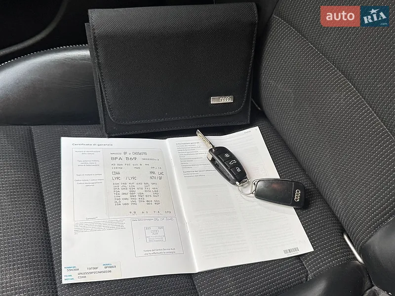 Хэтчбек Audi A3 2011 в Тернополе документ
