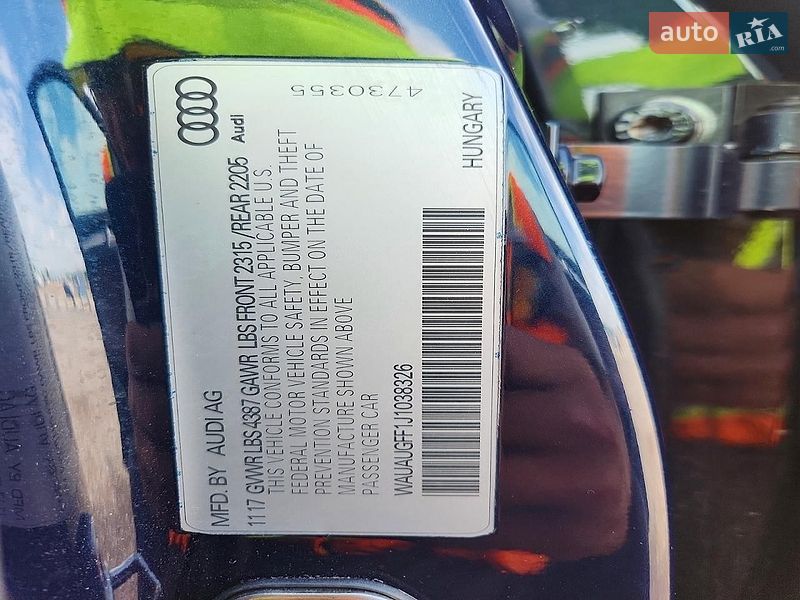 Седан Audi A3 2017 в Киеве