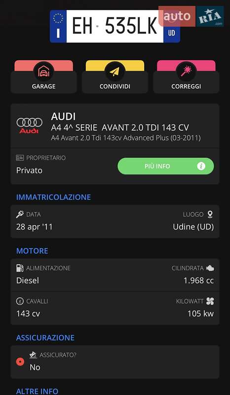 Универсал Audi A4 2010 в Черновцах