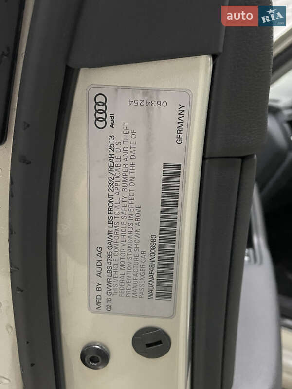 Седан Audi A4 2016 в Сокалі