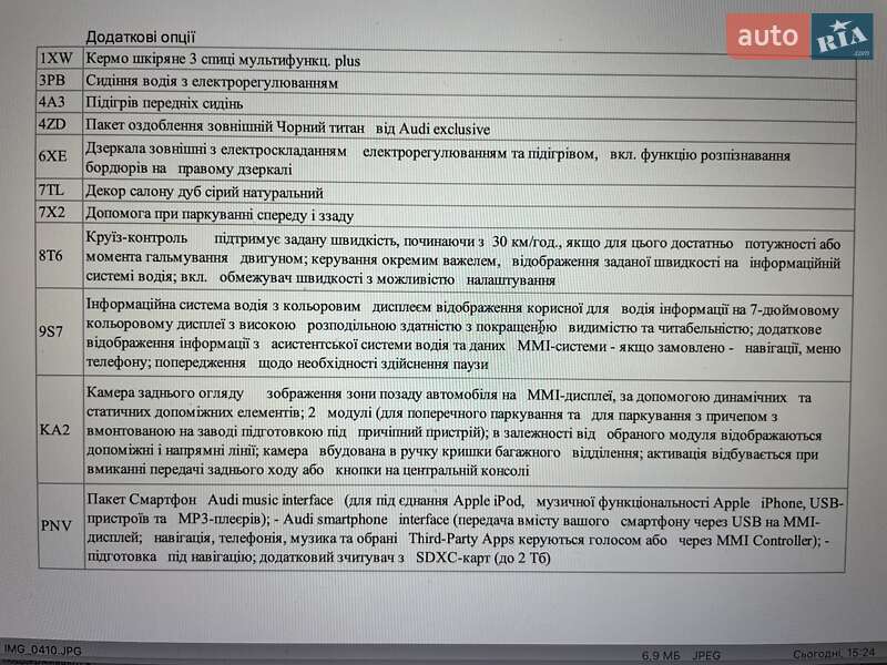 Седан Audi A4 2017 в Киеве