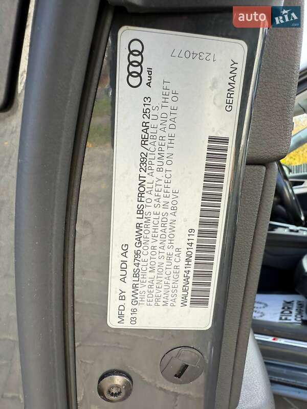 Седан Audi A4 2016 в Луцьку