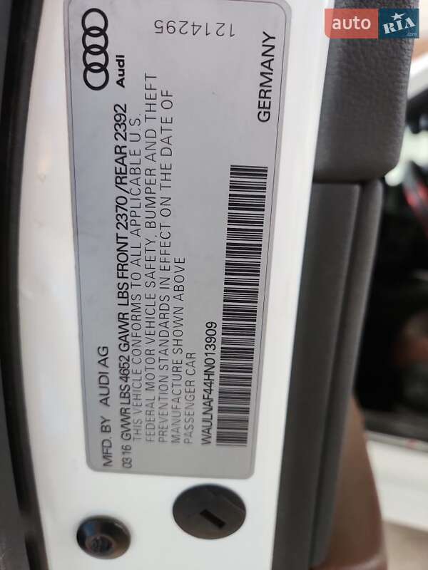 Седан Audi A4 2017 в Черкасах