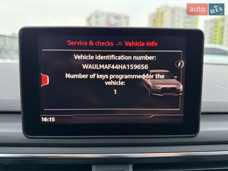 Седан Audi A4 2017 в Львові фото 18 Седан Audi A4 2017 в Львові