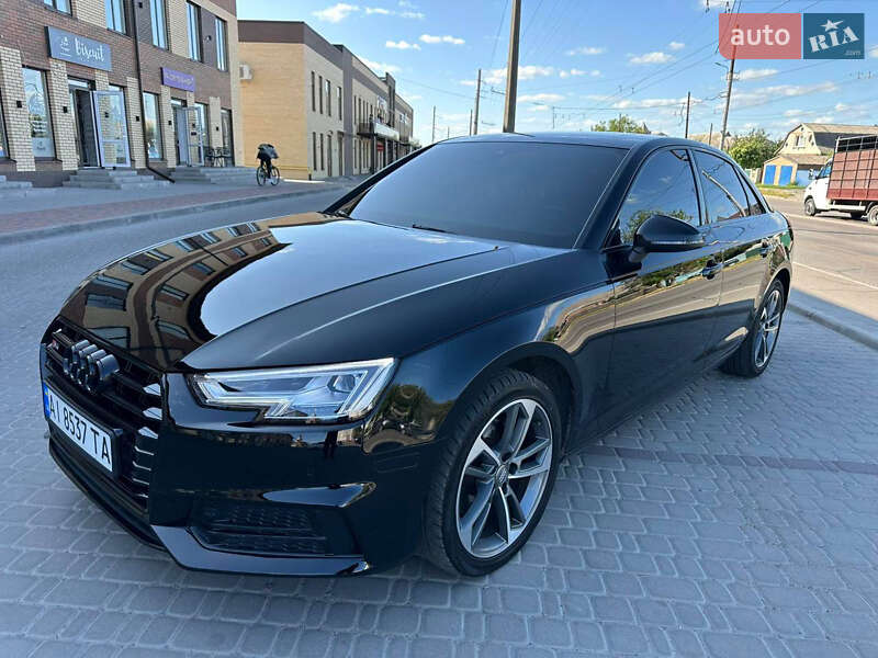 2019 Audi A4, VIN WAUGMAF48KN017232:plate — фото 1 (autoria)