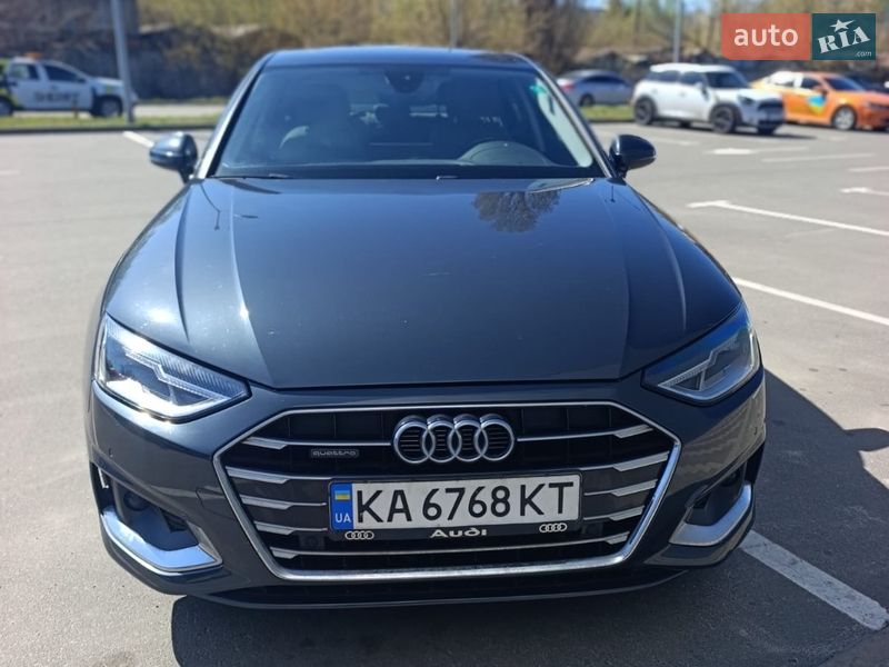2021 Audi A4 Sedan, VIN WAUABAF48MA061155:plate — фото 1 (autoria)