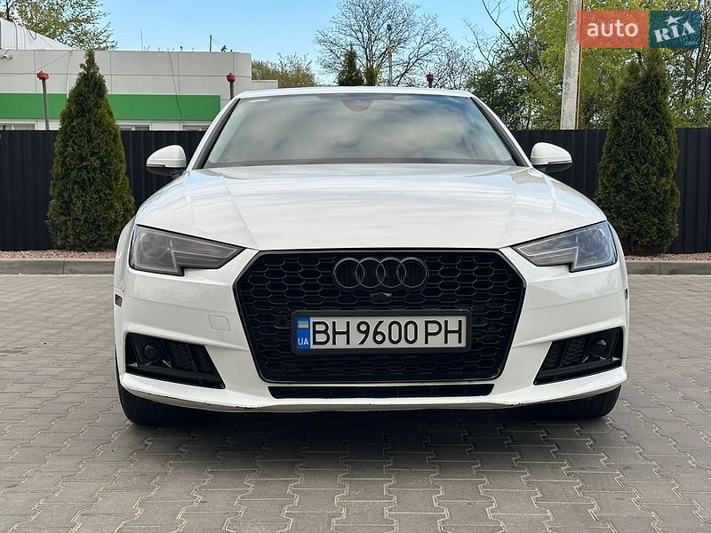 2017 Audi A4, VIN WAUGNAF41HN057609:plate — фото 1 (autoria)