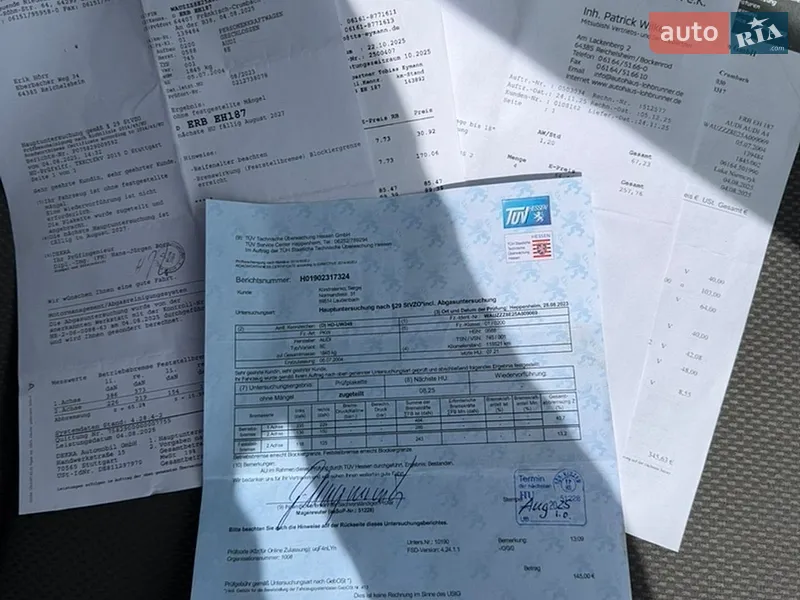 Седан Audi A4 2004 в Тернополі документ