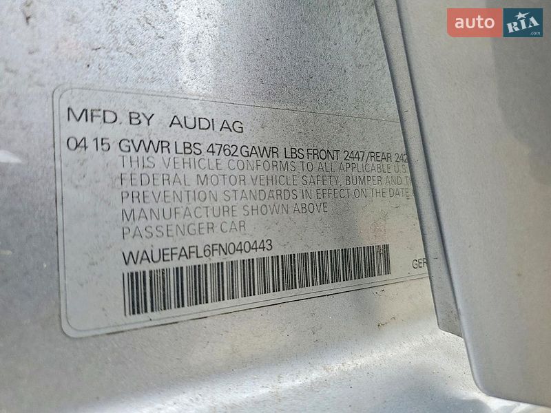 Седан Audi A4 2015 в Львові фото 12 Седан Audi A4 2015 в Львові