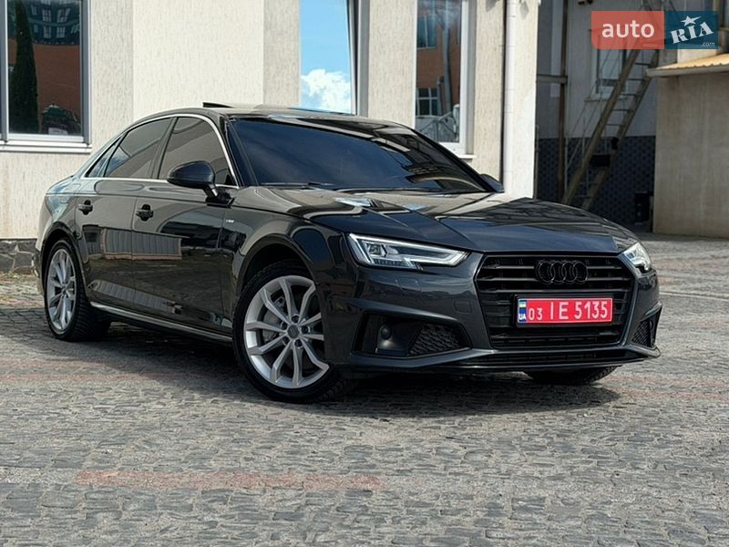2019 Audi A4, VIN WAUENAF46KN006475:plate — фото 1 (autoria)