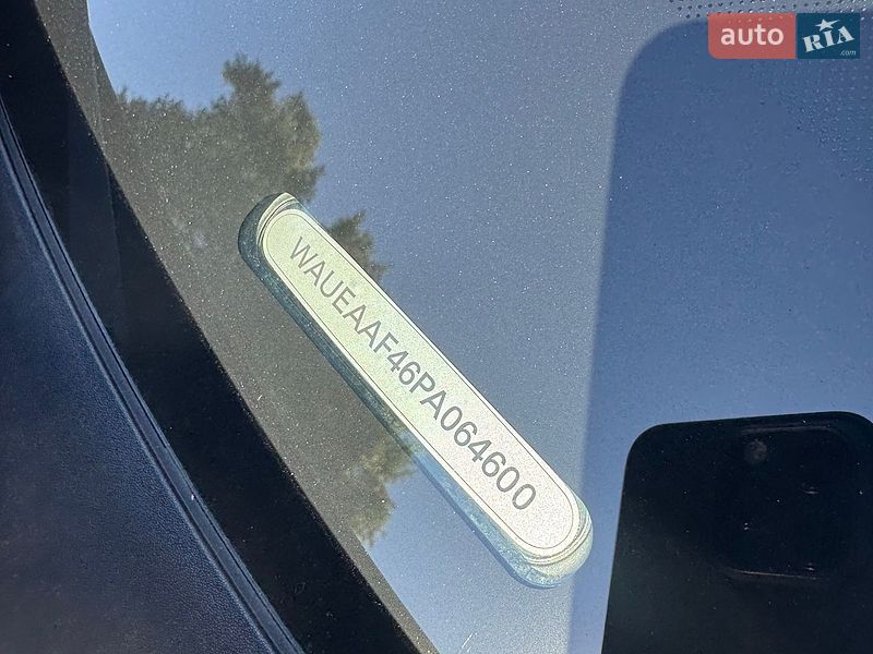 2023 Audi A4, VIN WAUEAAF46PA064600:plate — zdjęcie 1 (autoria)