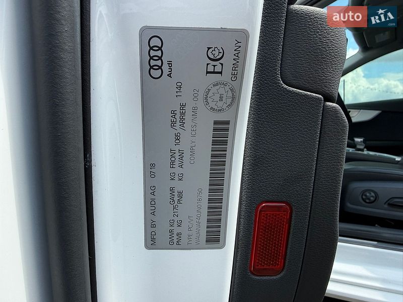 Седан Audi A4 2018 в Ровно фото 12 Седан Audi A4 2018 в Ровно