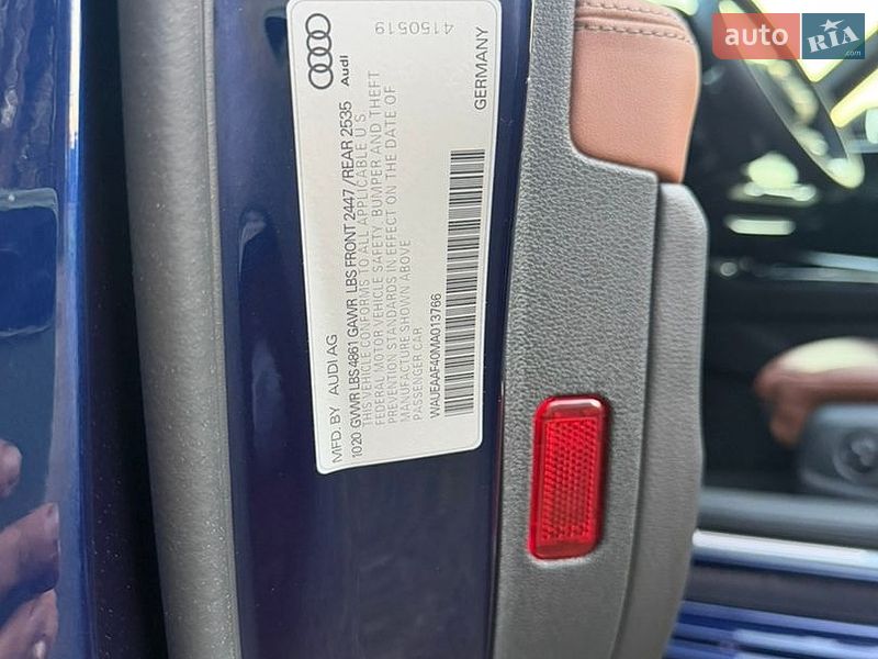 Седан Audi A4 2021 в Ківерцях