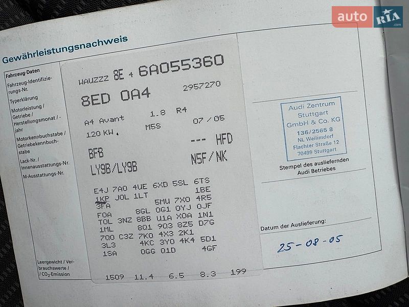 Универсал Audi A4 2006 в Виннице